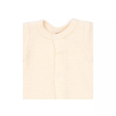 Gigoteuse en laine mérinos bio avec boutons - Naturel