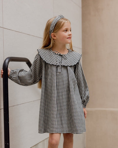 Mini Dress - Black Gingham