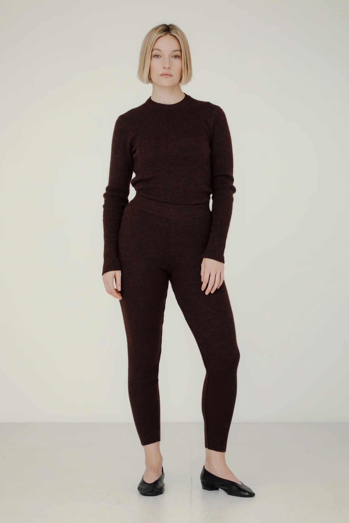 Core Rib Tights in Syrup