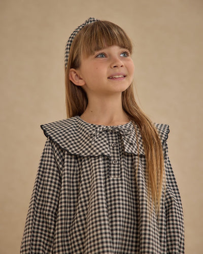 Mini Dress - Black Gingham