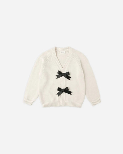 Bow Cardigan - Natural
