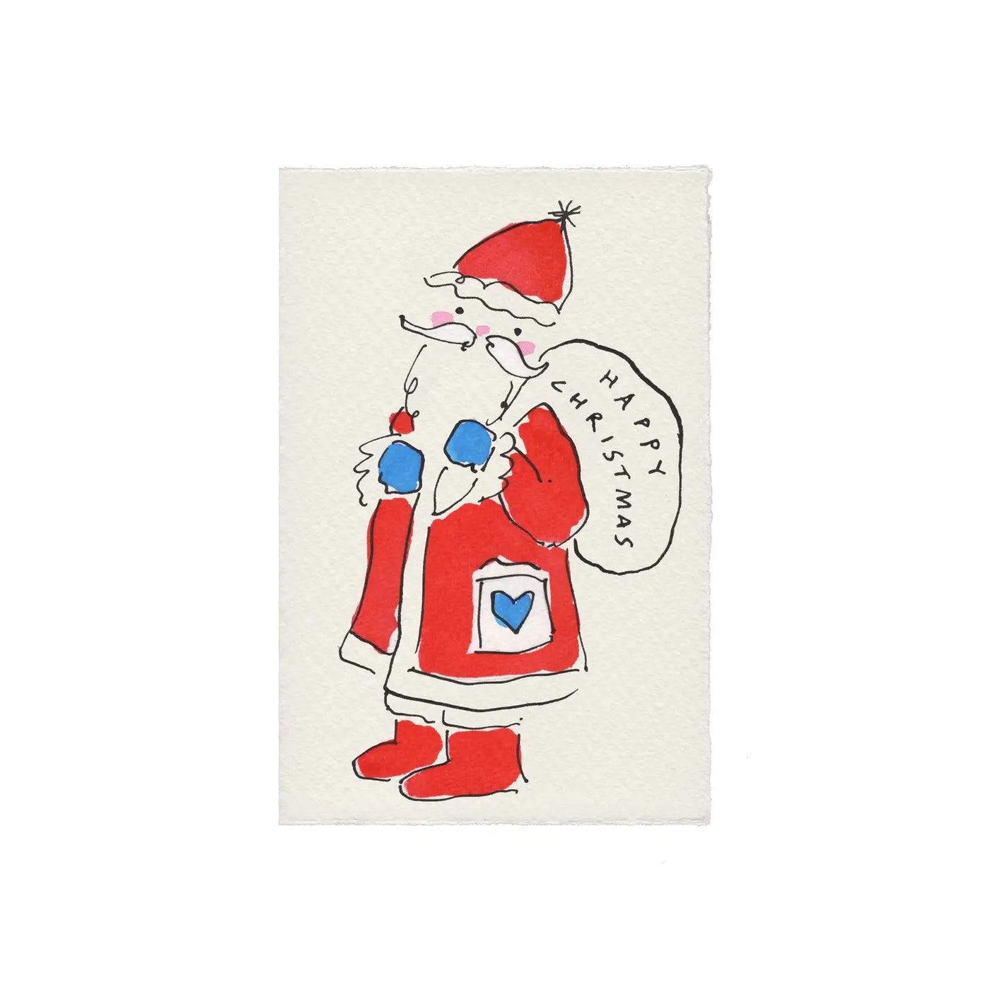 Santa Clause Happy Christmas Card