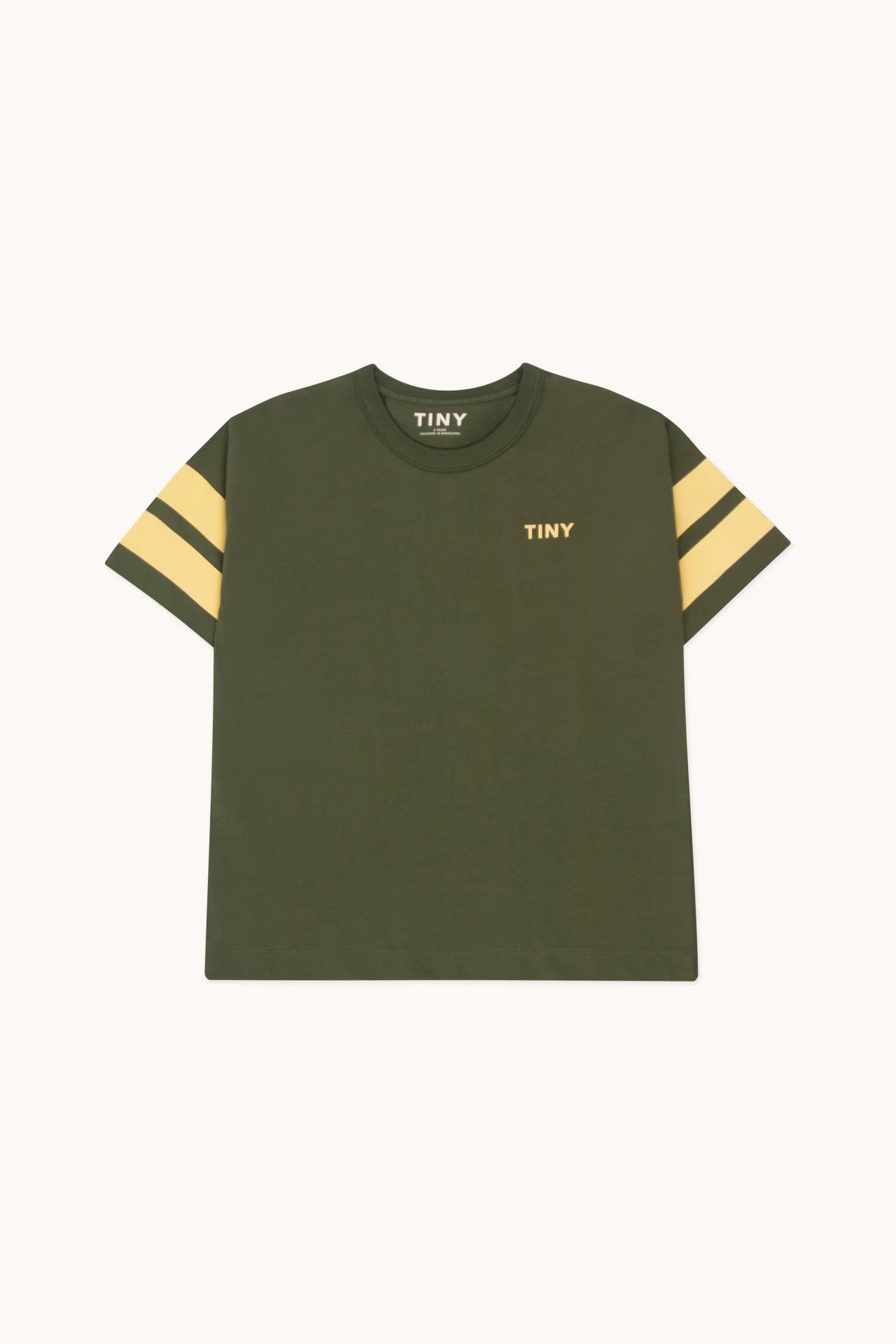 Stripes Tee- Khaki