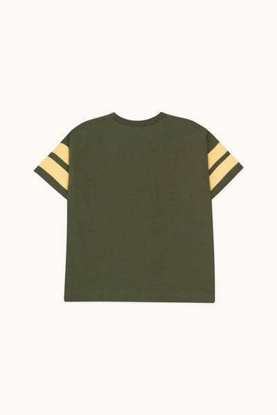 Stripes Tee- Khaki