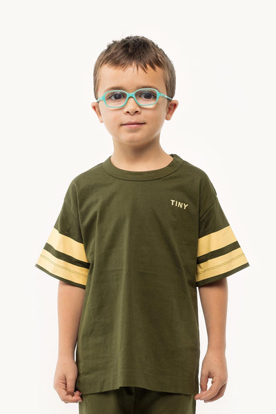 Stripes Tee- Khaki