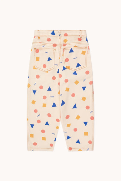 Geometric Barrel Pants