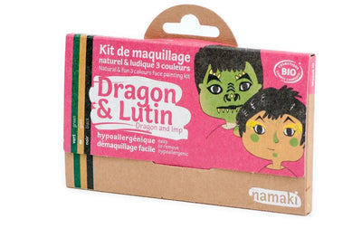 Dragon and Imp -  Three Colour Face Painting Kit