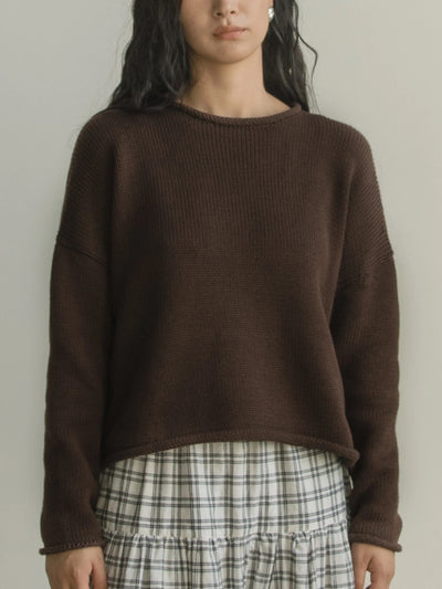 Bailey Pullover - Chocolate