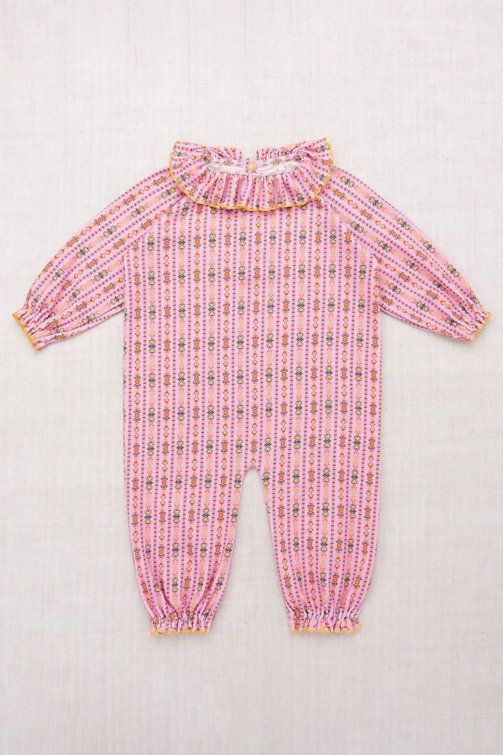 Baby Pierrot Onesie - Pink Lilac Bohemia