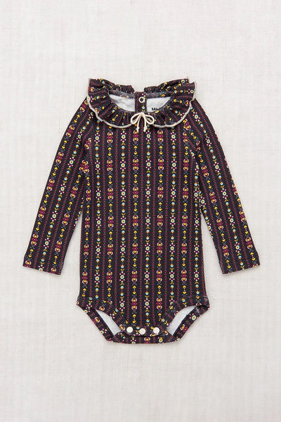 Baby Pattie Onesie - Licorice Bohemia