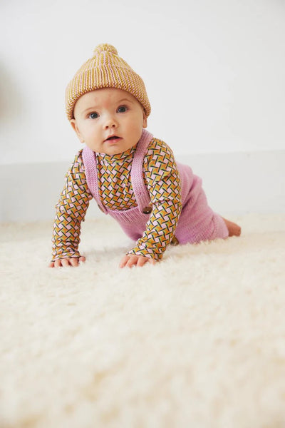 Baby Meadow Overall - Pink Lilac