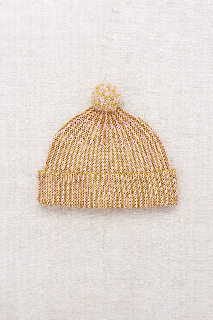 Strata Garter Hat - Citron