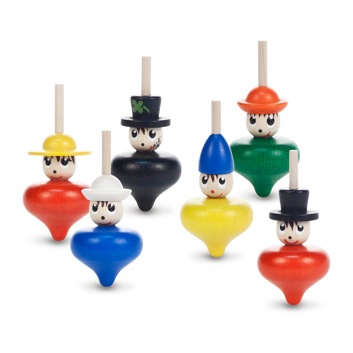 Wooden Spinning Tops