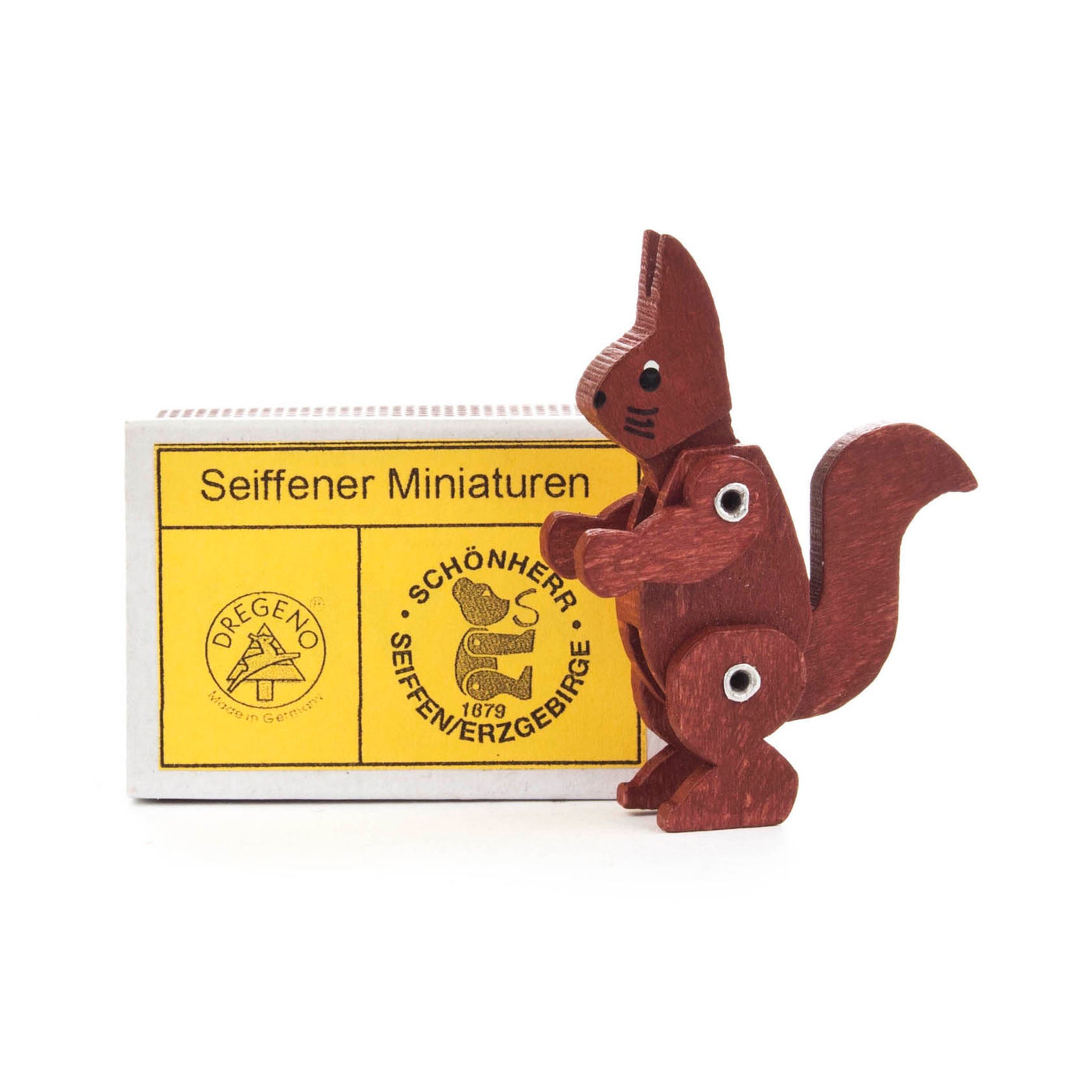 Wooden Matchbox - Squirrel