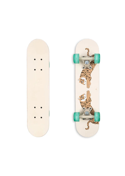 Wooden Skateboard - Tiger