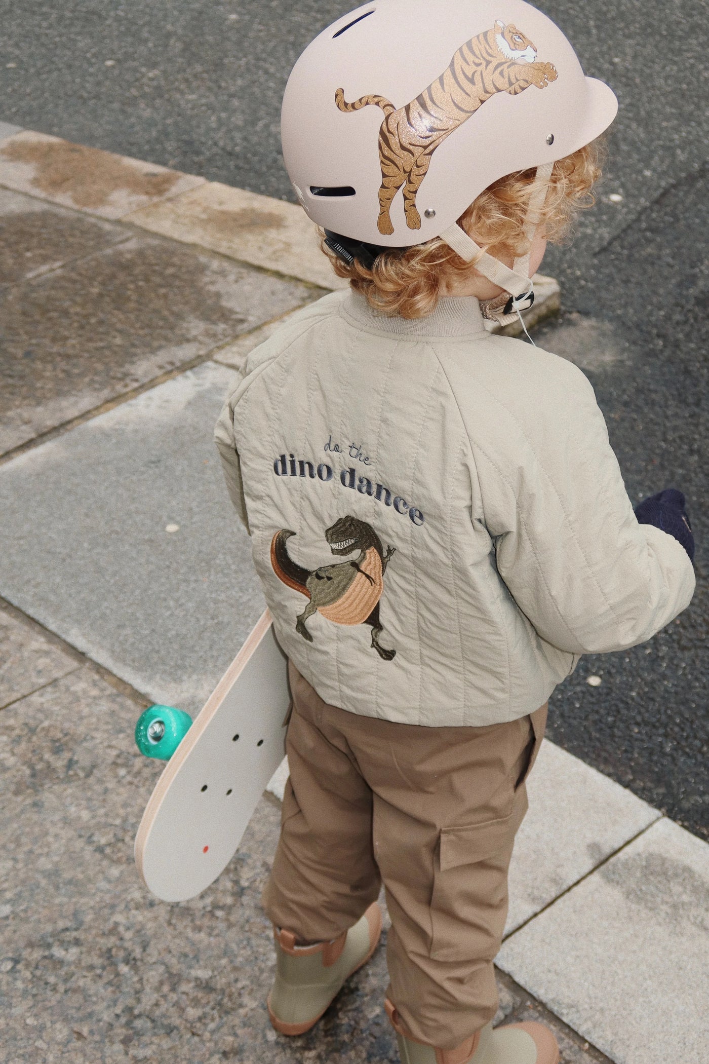 Wooden Skateboard - Tiger