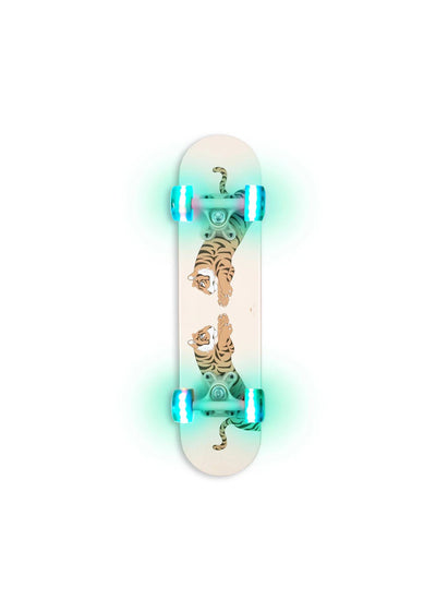 Wooden Skateboard - Tiger