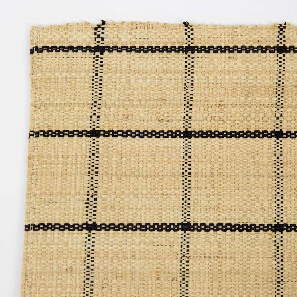 Raffia Placemat - Natural/Black