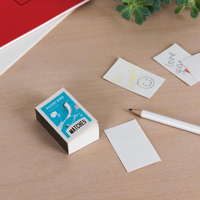 Matchbox Notepad - Desert Bird