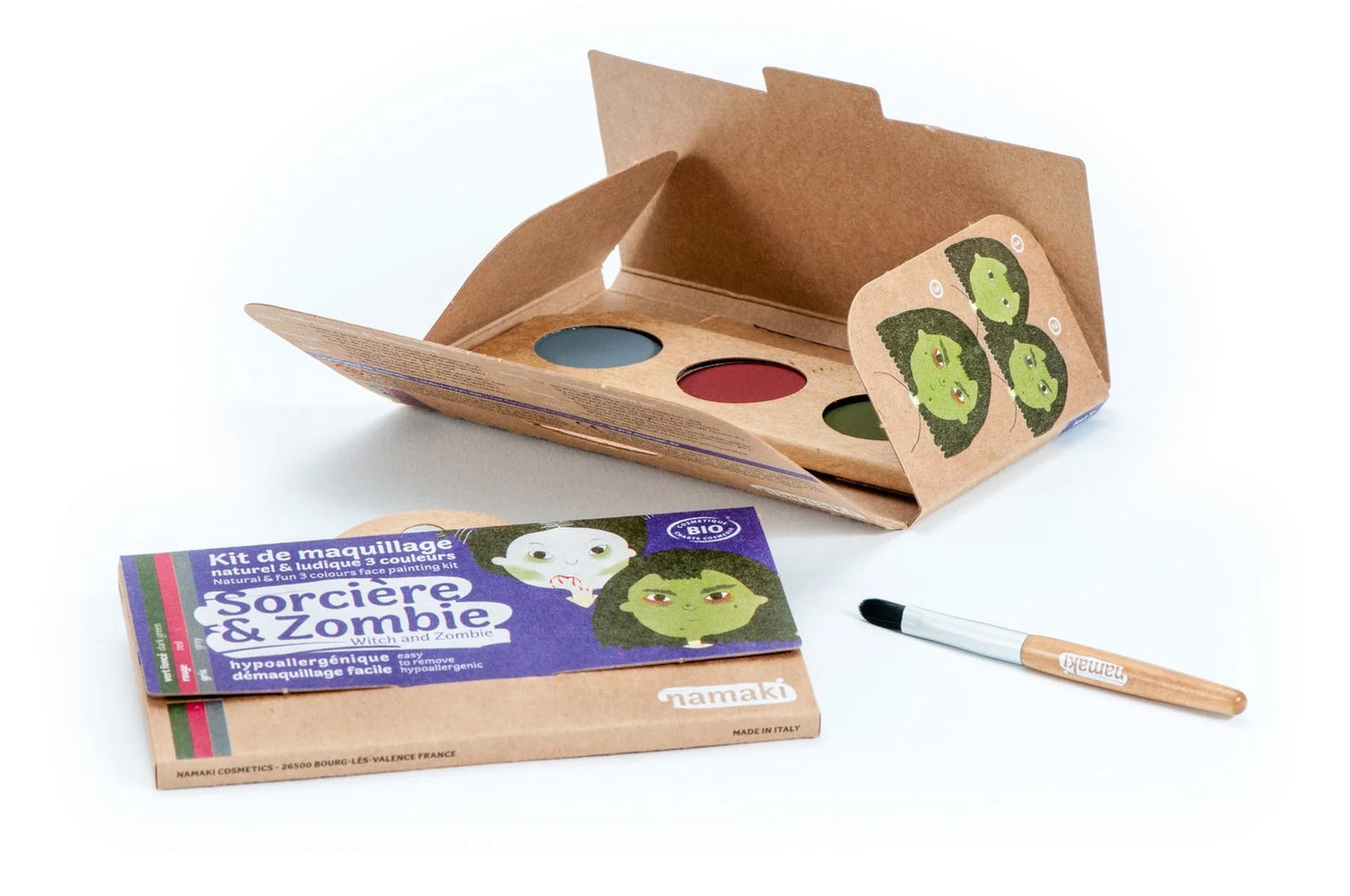 Witch and Zombie - Three Colour Face Painting Kit