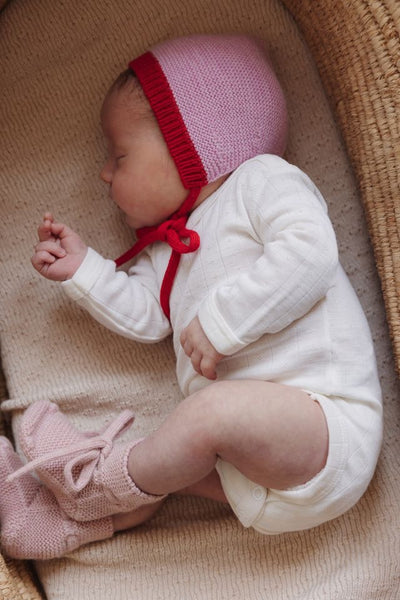 Dolly Bonnet - Cotton Candy/Red