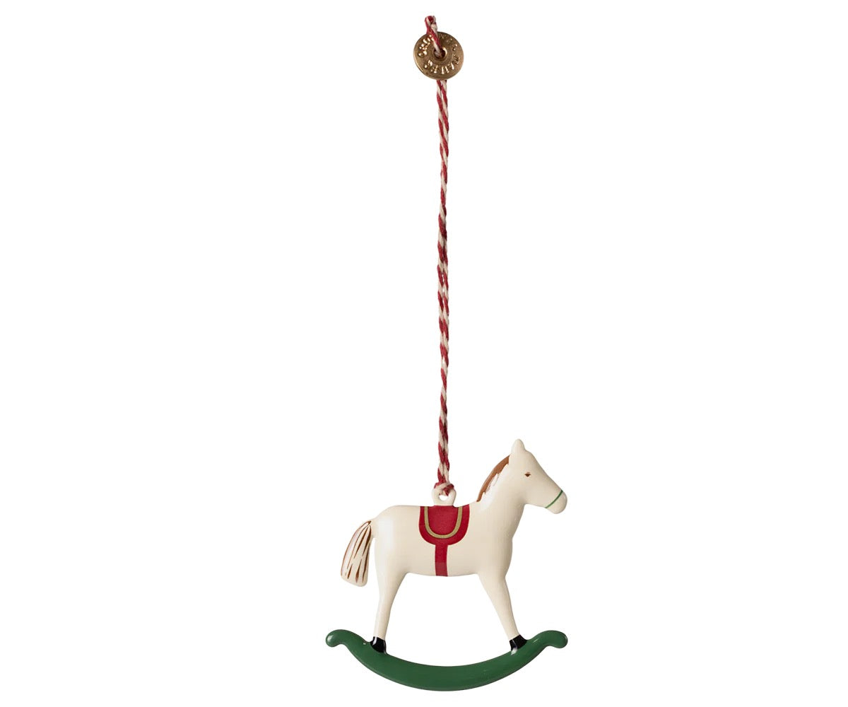 Metal Ornament, Rocking Horse