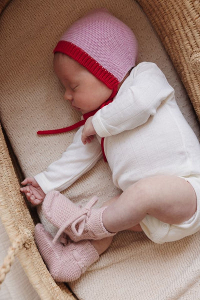 Dolly Bonnet - Cotton Candy/Red