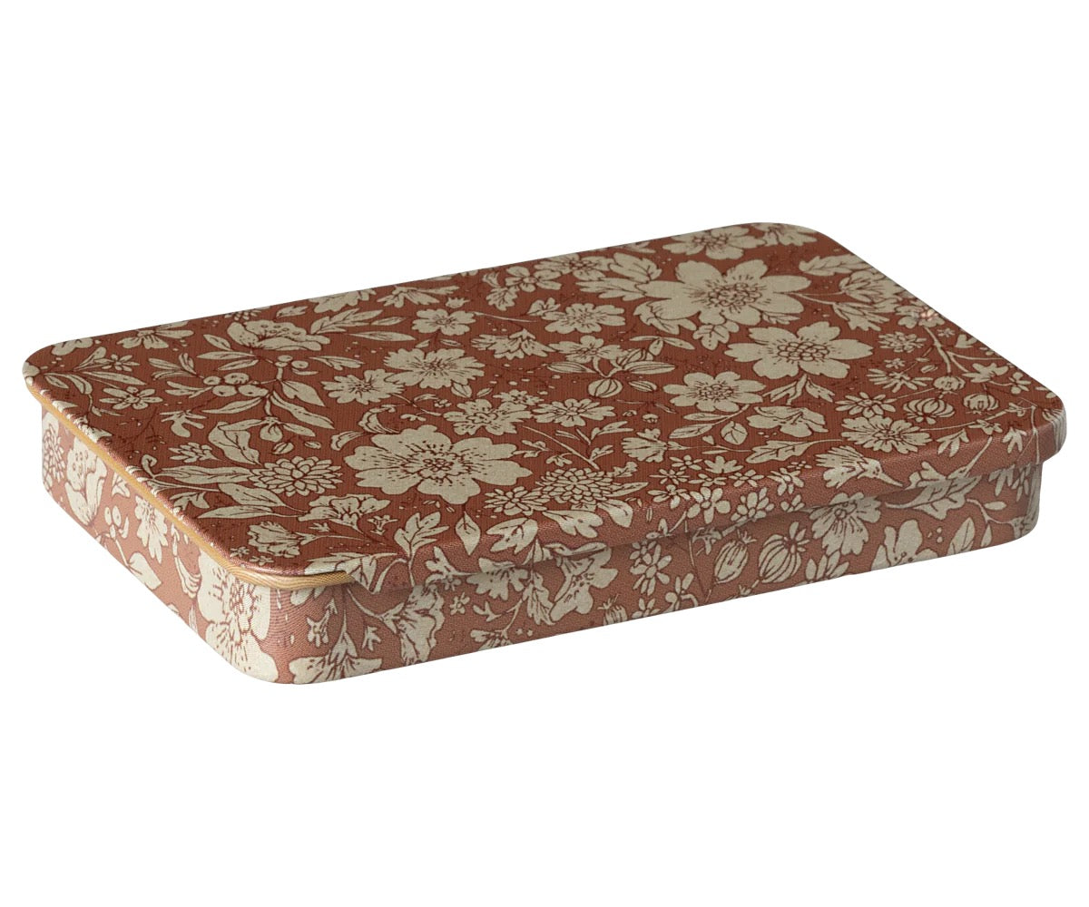 Metal Box with Sliding Lid - Heather