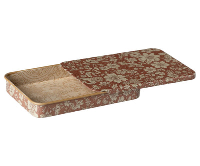 Metal Box with Sliding Lid - Heather