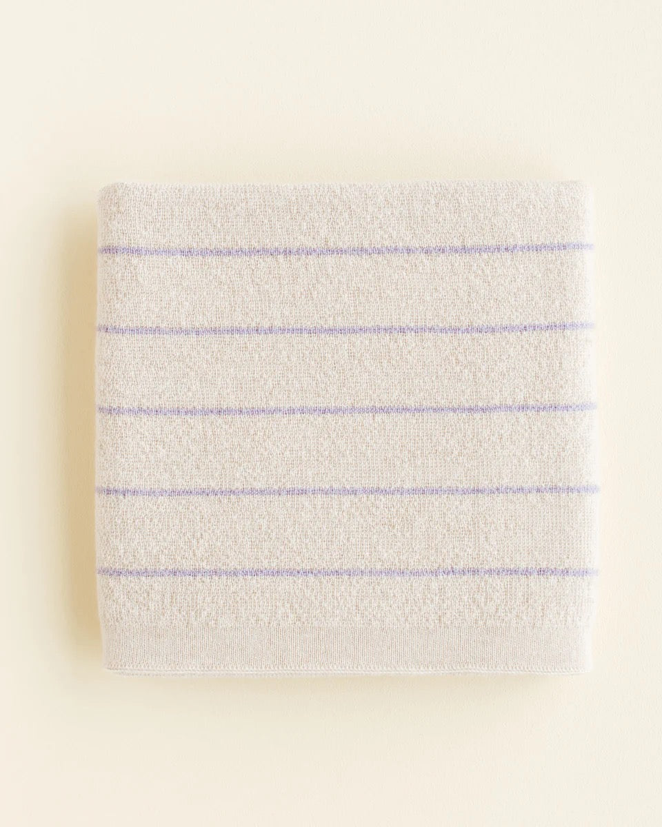 Harry Blanket - Cream & Lilac