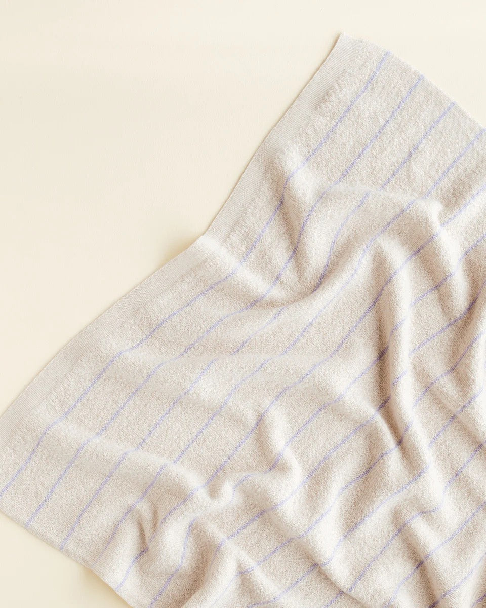 Harry Blanket - Cream & Lilac