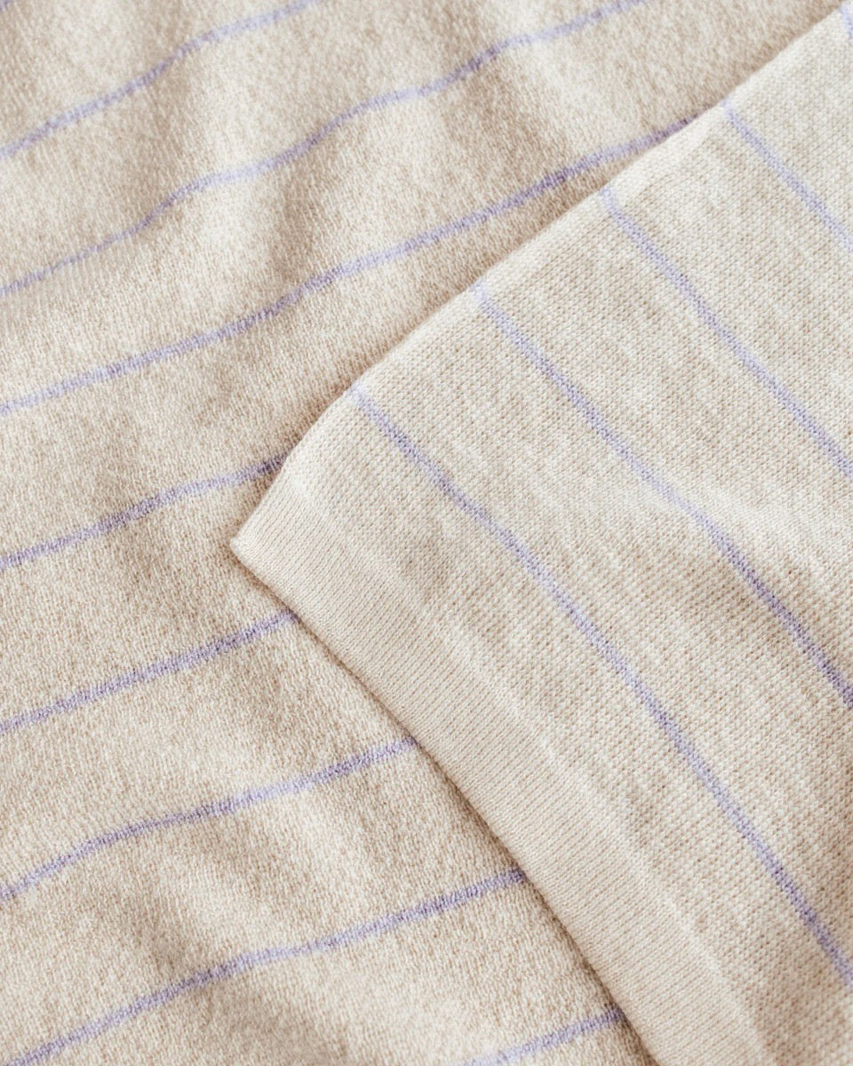 Harry Blanket - Cream & Lilac