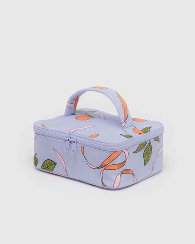 Small Cosmetic Case - Apricots and Ribbons