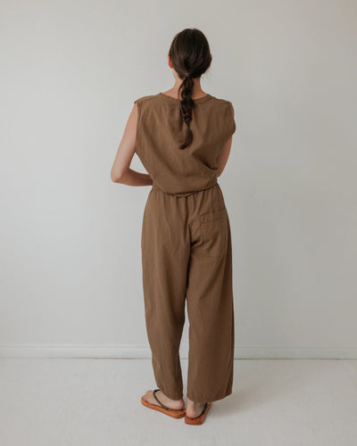 Wide Trouser - Sepia