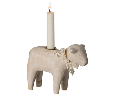 Lamb Candle Holder - Off White