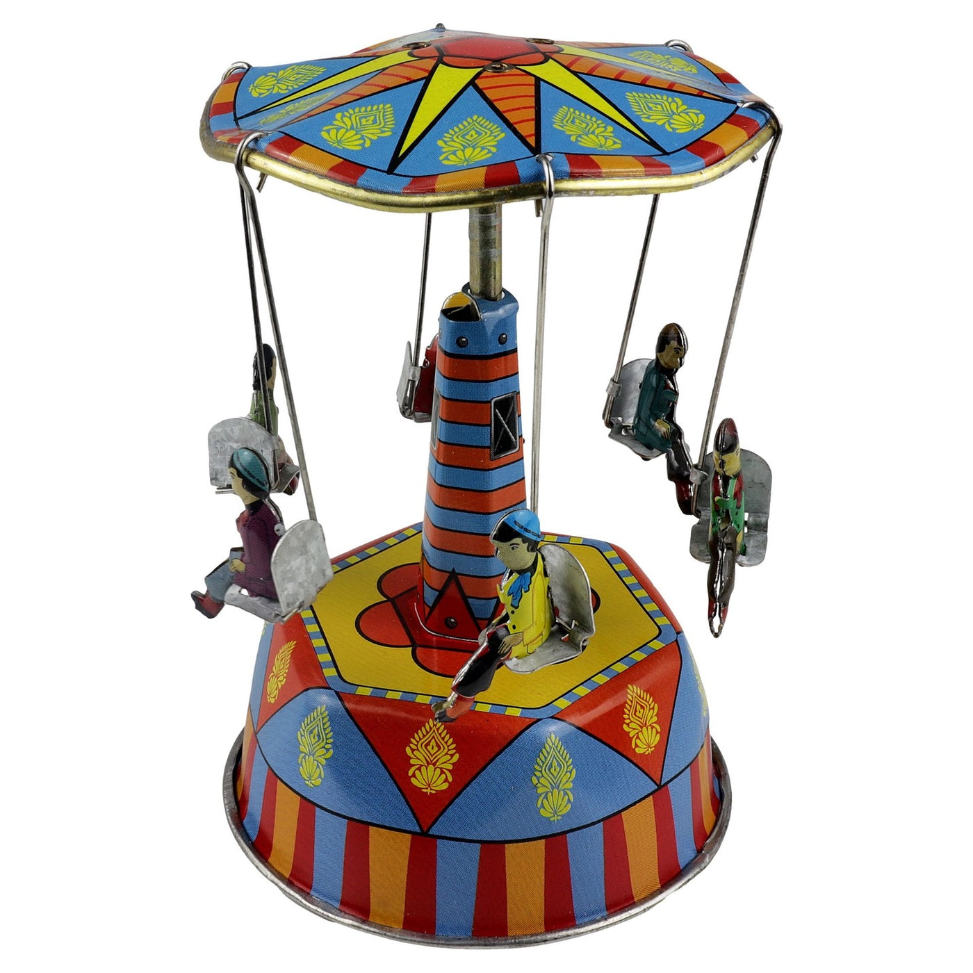 Tin Toy Carousel - La Vie En Rose Music Box