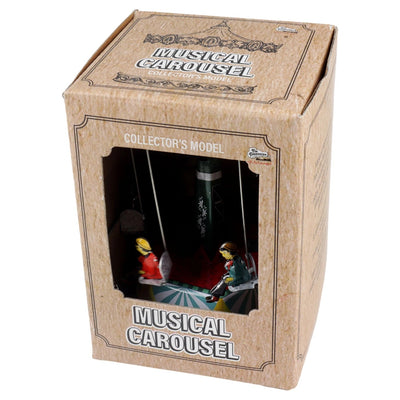 Tin Toy Carousel - La Vie En Rose Music Box