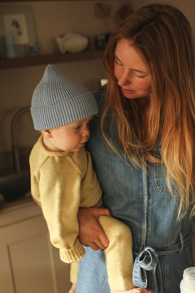Fonzie Beanie - Light Blue