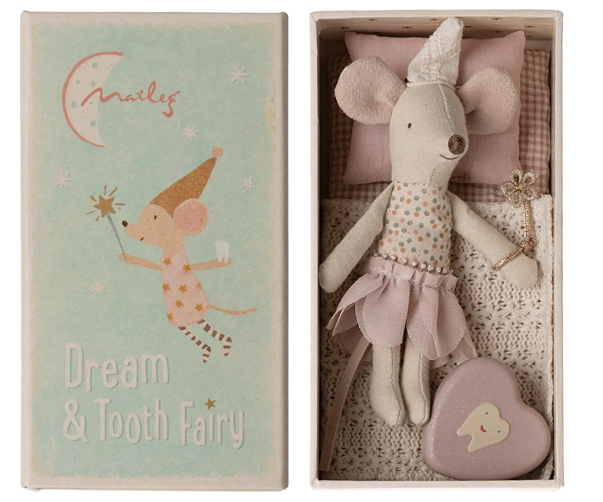 Tooth Fairy Mouse - Little Sister in Matchbox