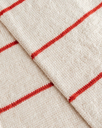 Scarf Igor - Cream/Red