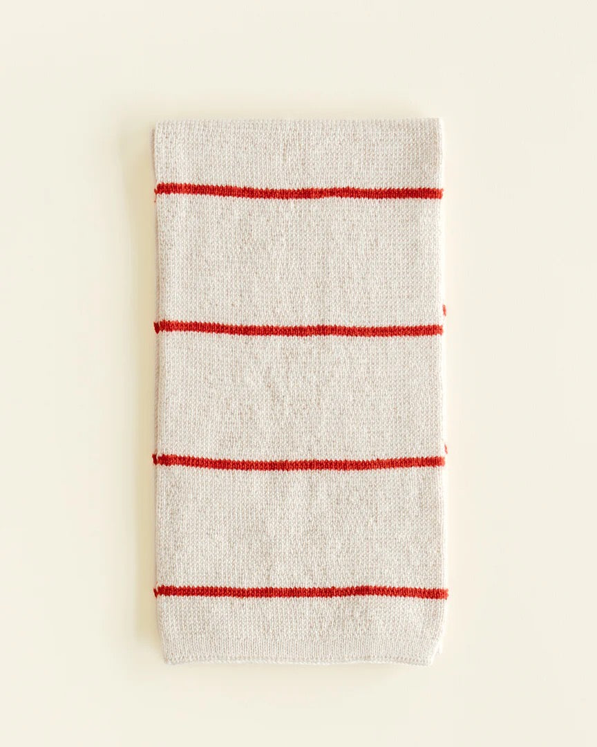 Scarf Igor - Cream/Red