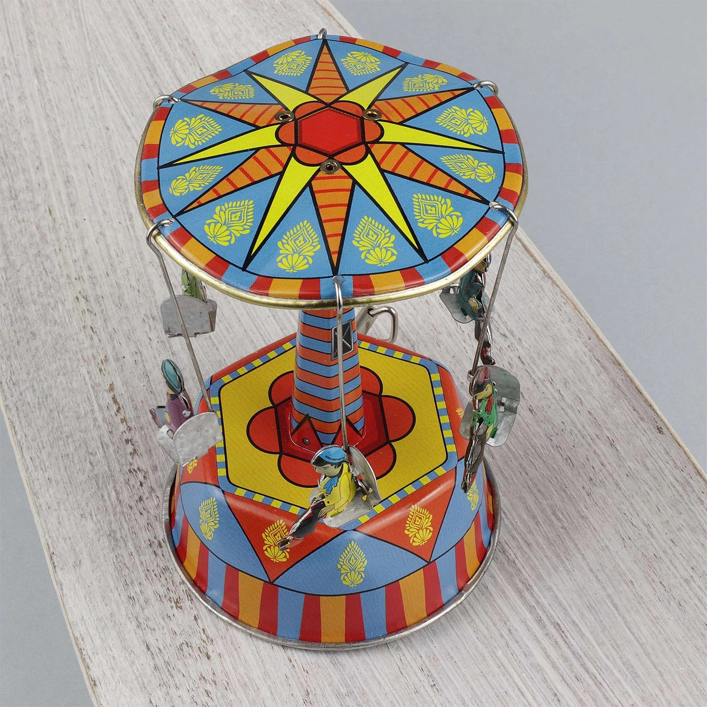 Tin Toy Carousel - La Vie En Rose Music Box