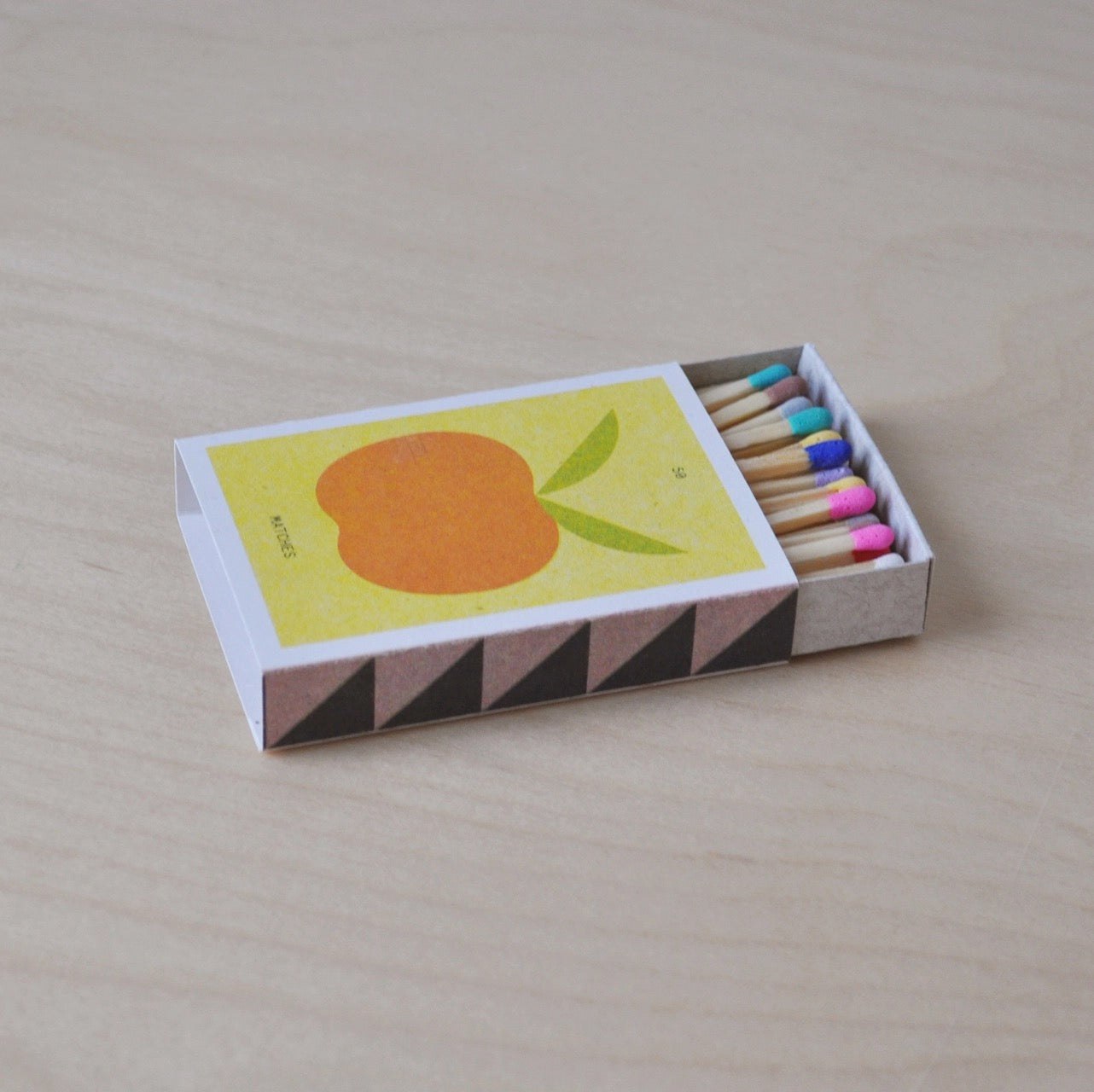 "Apple" Risograph Printed Matchbox