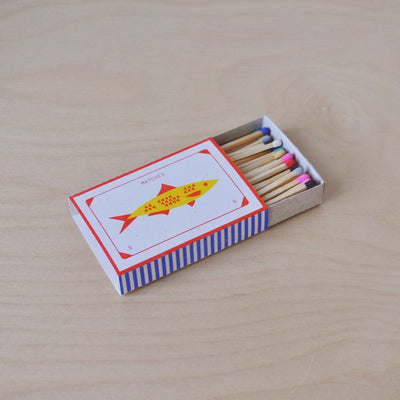 "Fish" Risograph Printed Matchbox