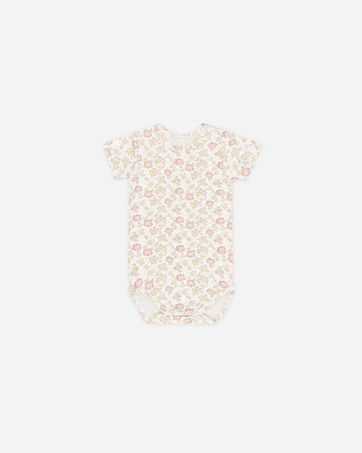 Bamboo Short Sleeve Bodysuit - Bloom