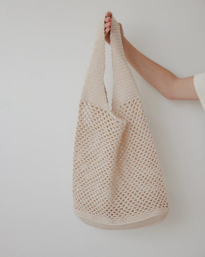 Crochet Tote - Bone