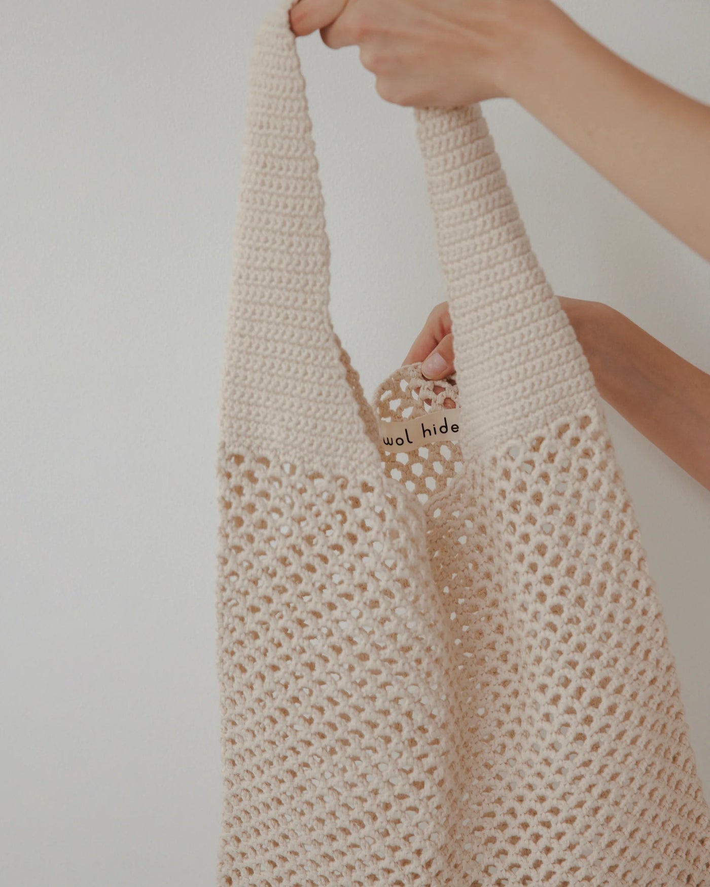 Crochet Tote - Bone