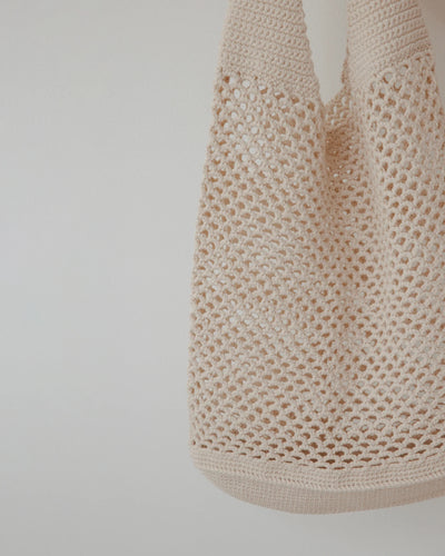 Crochet Tote - Bone