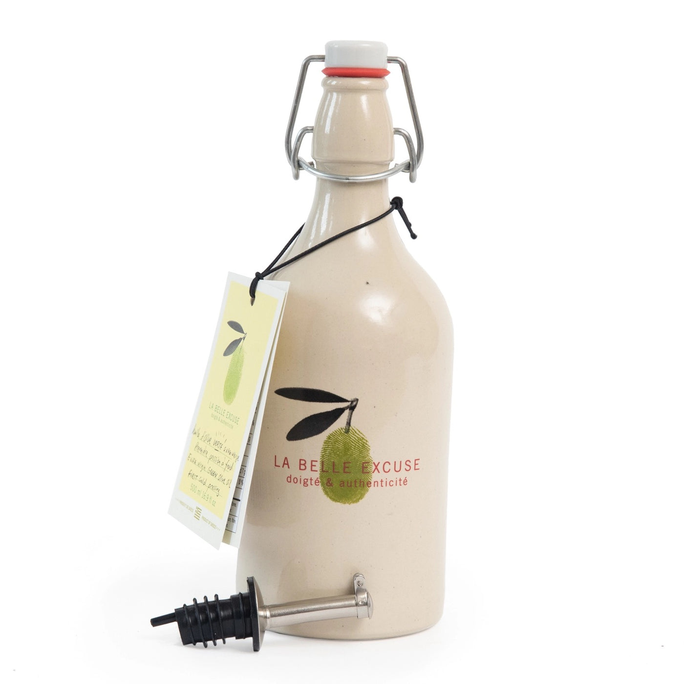 Ceramic Cruet, Extra Virgin Green Olive Oil 500ml