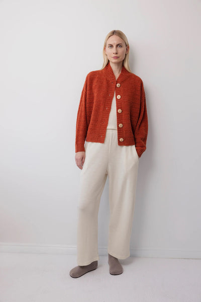 Wool Wide Leg - Natural